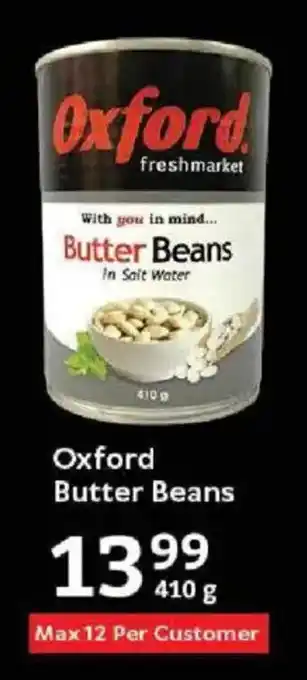 Oxford Freshmarket Oxford Butter Beans offer