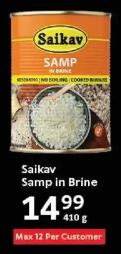 Oxford Freshmarket Saikav Samp in Brine offer