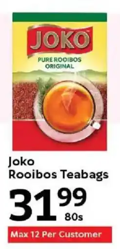 Oxford Freshmarket Joko Rooibos Teabags offer