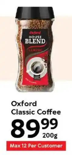 Oxford Freshmarket Oxford Classic Coffee offer