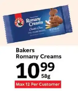 Oxford Freshmarket Bakers Romany Creams offer