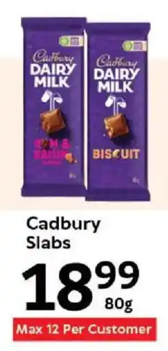 Oxford Freshmarket Cadbury Slabs offer