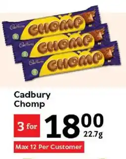 Oxford Freshmarket Cadbury Chomp offer