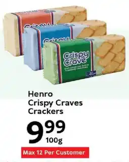 Oxford Freshmarket Henro Crispy Craves Crackers offer