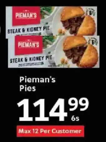 Oxford Freshmarket Pieman's Pies offer