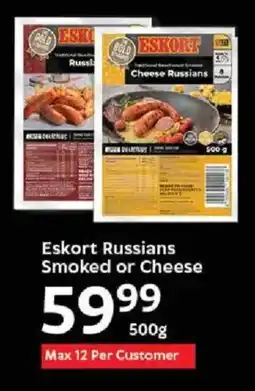 Oxford Freshmarket Eskort Russians Smoked or Cheese offer