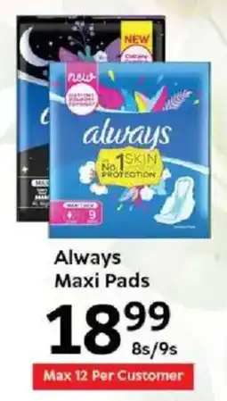 Oxford Freshmarket Always Maxi Pads offer