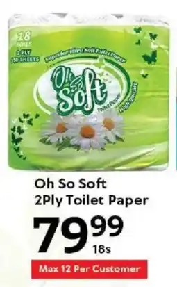 Oxford Freshmarket Oh So Soft 2Ply Toilet Paper offer