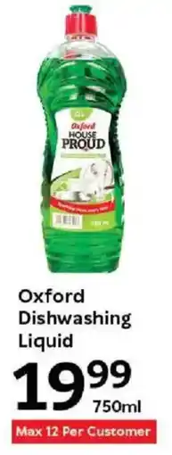 Oxford Freshmarket Oxford Dishwashing Liquid offer