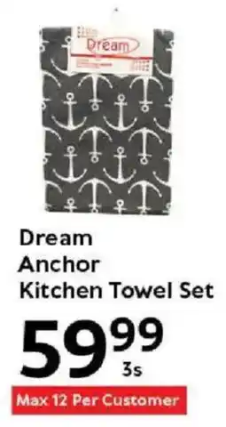 Oxford Freshmarket Dream Anchor Kitchen Towel Set offer