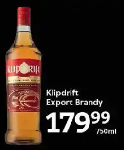 Oxford Freshmarket Klipdrift Export Brandy offer