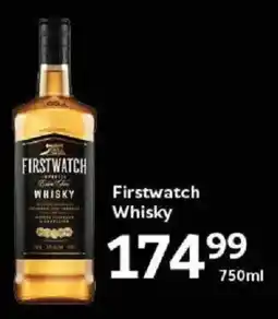 Oxford Freshmarket Firstwatch Whisky offer