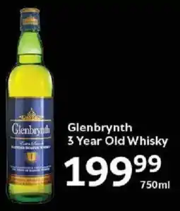 Oxford Freshmarket Glenbrynth 3 Year Old Whisky offer