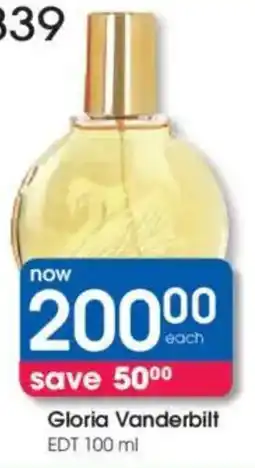 Clicks Gloria Vanderbilt EDT offer