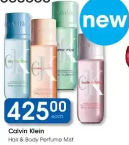 Clicks Calvin Klein Hair & Body Perfume Mist offer