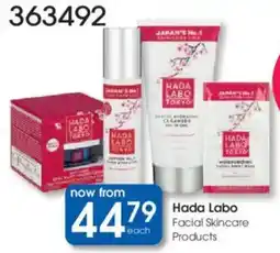 Clicks Hada Labo Facial Skincare Products offer