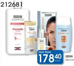 Clicks ISDIN Skincare Products offer