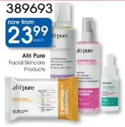 Clicks Afri Pure Facial Skincare Products offer