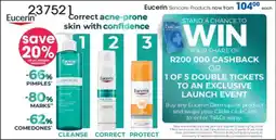 Clicks Eucerin Skincare Products offer
