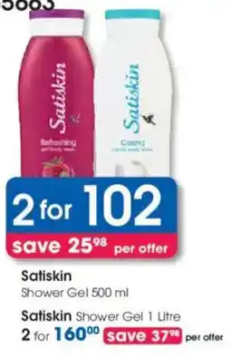 Clicks Satiskin Shower Gel offer