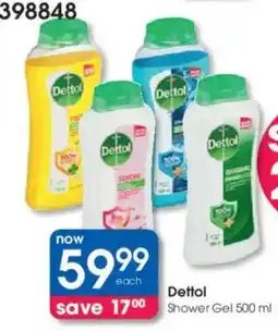 Clicks Dettol Shower Gel offer