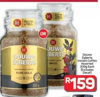Pick n Pay Hypermarket Douwe Egberts Instant Coffee Assorted offer