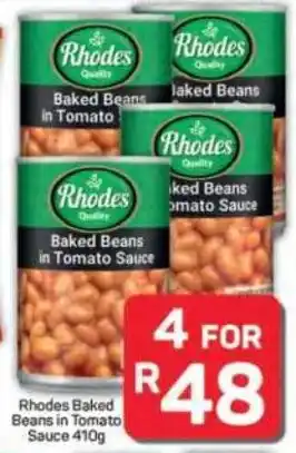 Pick n Pay Hypermarket Rhodes Baked Beans in Tomato Sauce offer