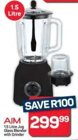 Pick n Pay Hypermarket AIM Jug Glass Blender with Grinder offer