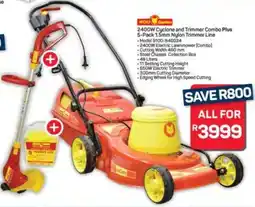 Pick n Pay Hypermarket Wolf Garden 2400W Cyclone and Trimmer Combo Plus Nylon Trimmer Line offer