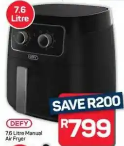 Pick n Pay Hypermarket Defy Manual Air Fryer offer