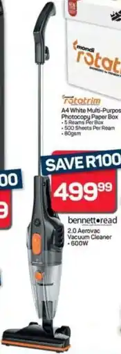 Pick n Pay Hypermarket Bennett Read 2.0 Aerovac Vacuum Cleaner offer