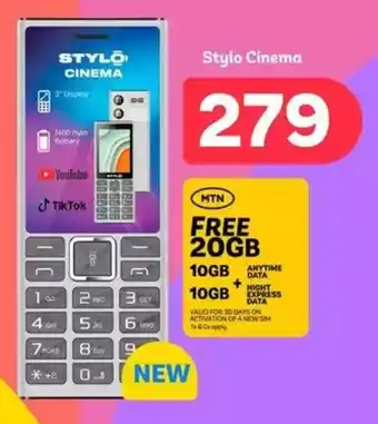 PEP Stylo Cinema offer