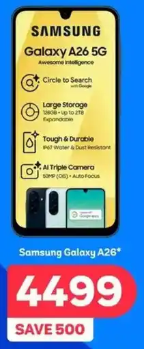 PEP Samsung Galaxy A26 offer