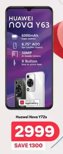 PEP Huawei Nova Y72s offer