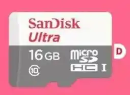PEP Sandisk 16GB Ultra Micro SD offer
