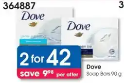 Clicks Dove Soap Bars offer