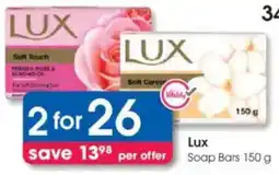 Clicks Lux Soap Bars offer