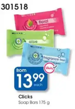 Clicks Clicks Soap Bars offer