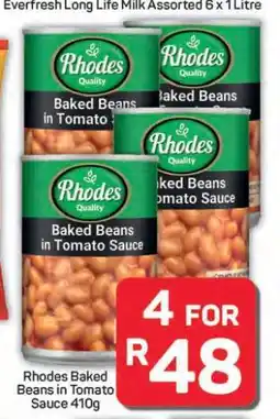Pick n Pay Hypermarket Rhodes Baked Beans in Tomato Sauce 410g offer