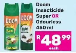 Game Doom Insecticide Super OR Odourless 450 ml offer
