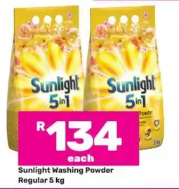 Game Sunlight Washing Powder Regular 5 kg offer