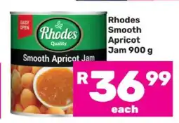 Game Rhodes Smooth Apricot Jam 900 g offer