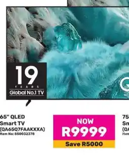 Game 65 QLED Smart TV offer