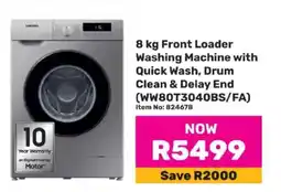 Game 8 kg Front Loader Washing Machine offer