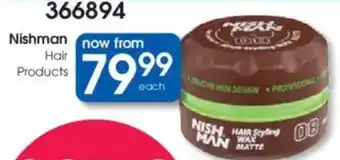 Clicks Nishman Hair Products offer