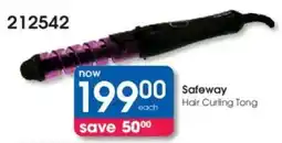 Clicks Safeway Hair Curling Tong offer