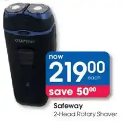 Clicks Safeway 2-Head Rotary Shaver offer