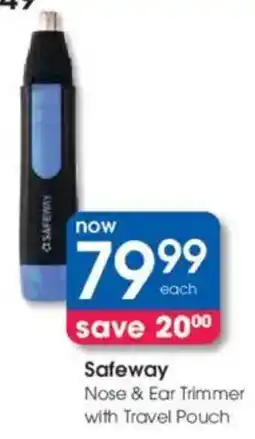 Clicks Safeway Nose & Ear Trimmer with Travel Pouch offer