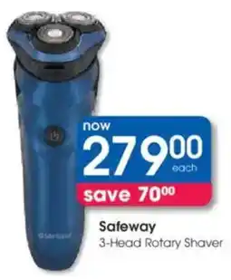 Clicks Safeway 3-Head Rotary Shaver offer