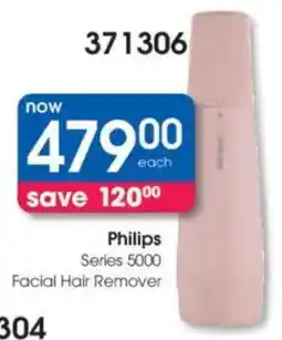 Clicks Philips Series 5000 Facial Hair Remover offer